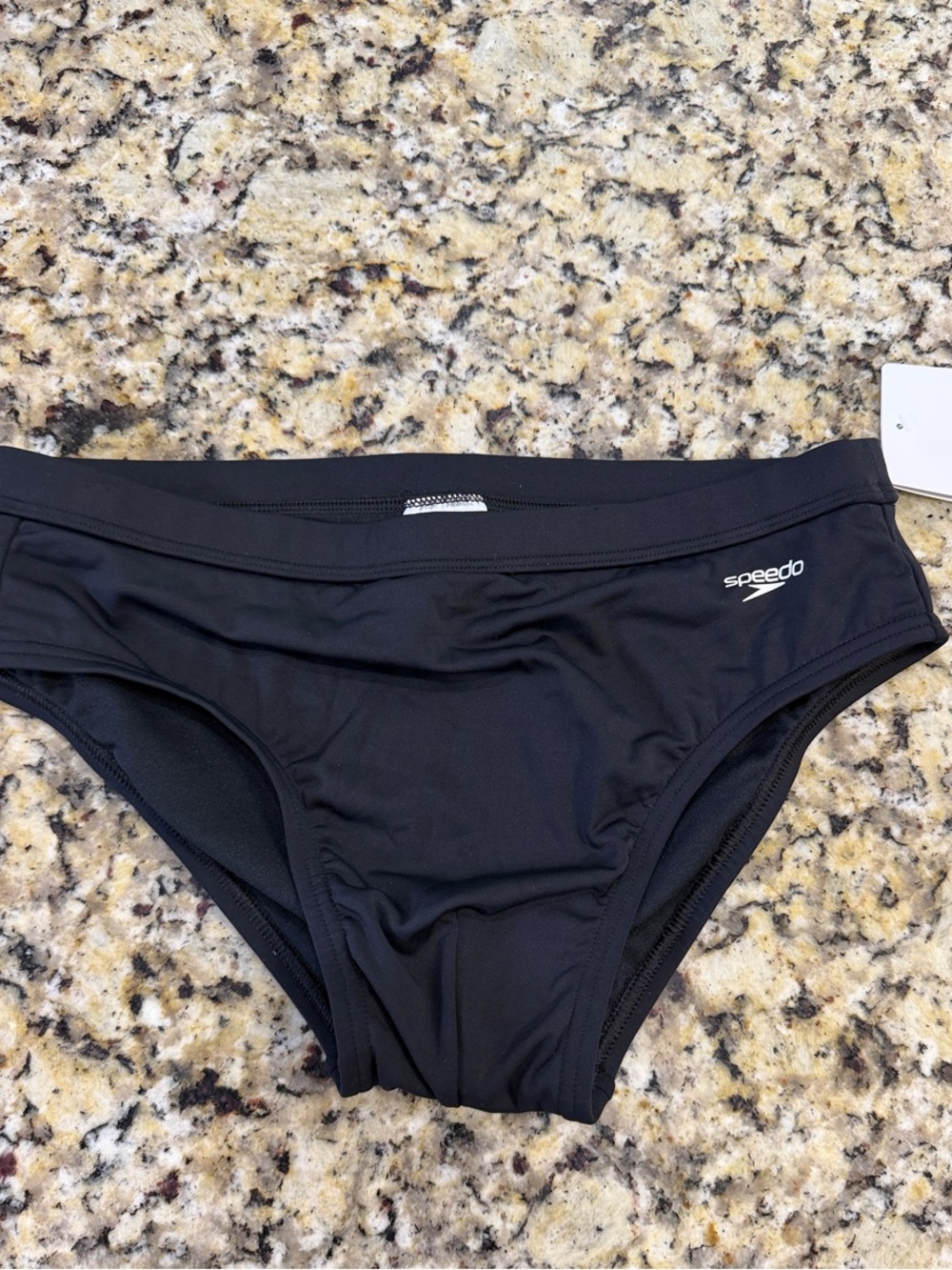 Speedo Men's Black Swim Trunks